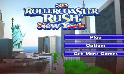 Screenshots of the 3D Rollercoaster Rush. New York for Android tablet, phone.