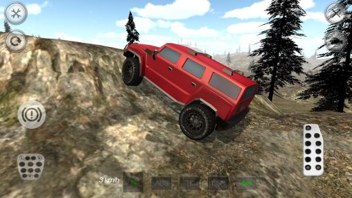 Imagens do simulador de condução 4WD SUV para tablet Android, telefone.