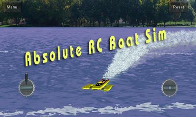 Screenshots of the Absolute RC Boat Sim for Android tablet, phone.