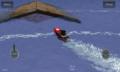 Screenshots of the Absolute RC Boat Sim for Android tablet, phone.