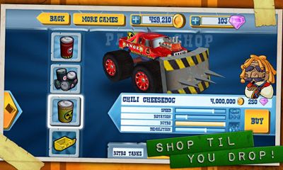 Screenshots of the Absotruckinlutely for Android tablet, phone.