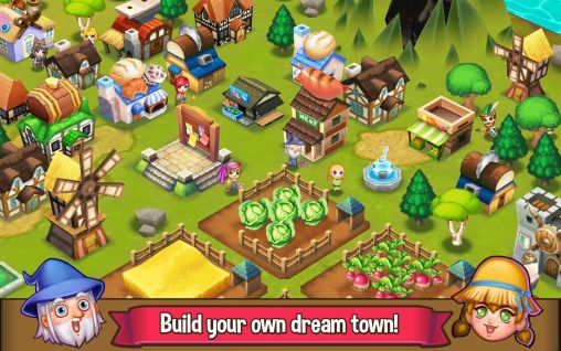 Screenshots of the Adventure town for Android tablet, phone.
