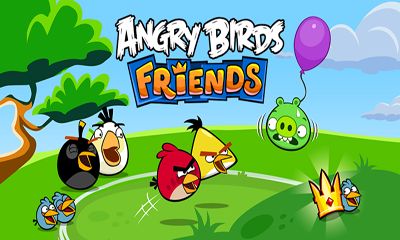 Screenshots of the Angry Birds Friends for Android tablet, phone.