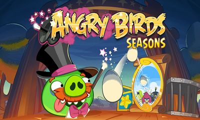 Screenshots of the Angry Birds Seasons - Abra-Ca-Bacon! for Android tablet, phone.