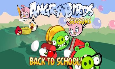 Screenshots of the Angry Birds Seasons Back To School for Android tablet, phone.