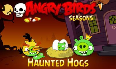 Screenshots of the Angry Birds Seasons Haunted Hogs! for Android tablet, phone.