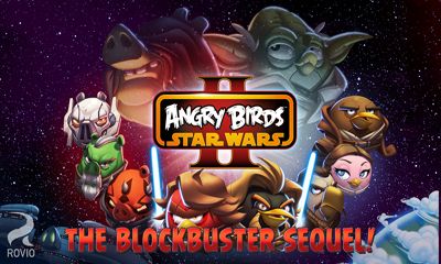 Screenshots of the Angry Birds Star Wars II for Android tablet, phone.