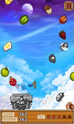 Screenshots of the Angry Fruit for Android tablet, phone.