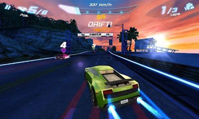 Screenshots of the Asphalt 6 Adrenaline HD for Android tablet, phone.