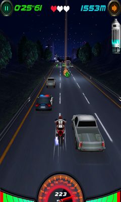 Screenshots of the Asphalt Moto for Android tablet, phone.