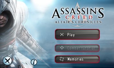 Screenshots of the Assassin's Creed for Android tablet, phone.