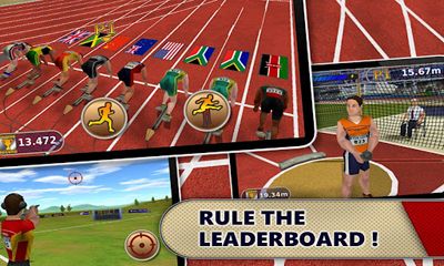 Screenshots of the Athletics Summer Sports for Android tablet, phone.