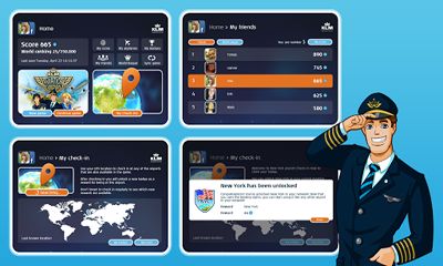 Screenshots of the Aviation Empire for Android tablet, phone.