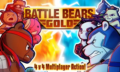 Screenshots of the Battle Bears Gold for Android tablet, phone.