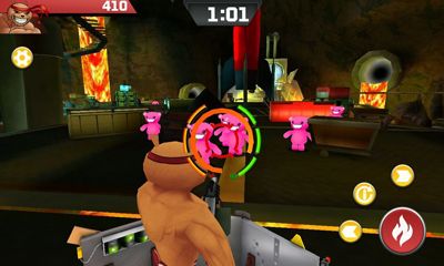 Screenshots of the Battle Bears Zero for Android tablet, phone.