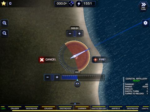 Screenshots of the Battle fleet 2 for Android tablet, phone.
