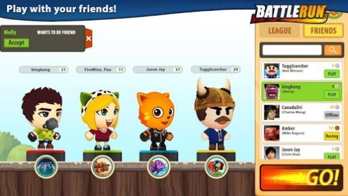 Screenshots of the Battle run: Season 2 for Android tablet, phone.