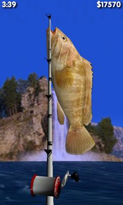 Screenshots of the Big Sport Fishing 3D for Android tablet, phone.