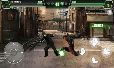 Screenshots of the Bloodsport for Android tablet, phone.