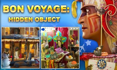 Screenshots of the Bon Voyage Hidden Objects for Android tablet, phone.
