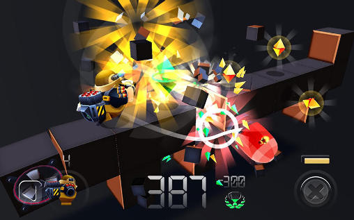 Screenshots of the Box invaders for Android tablet, phone.