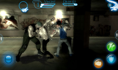 Screenshots of the Brotherhood of Violence for Android tablet, phone.