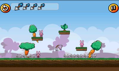 Screenshots of the Bunny Shooter for Android tablet, phone.