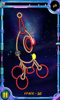 Screenshots of the Burn the Rope Worlds for Android tablet, phone.