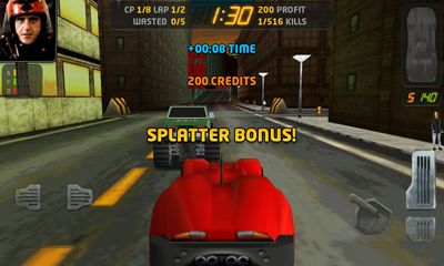 Screenshots of the Carmageddon for Android tablet, phone.