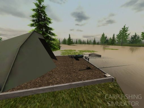 Screenshots of the Carp fishing simulator for Android tablet, phone.