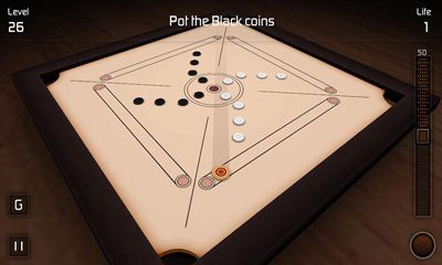 Screenshots of the Carrom 3D for Android tablet, phone.