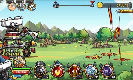 Screenshots of the Cartoon defense 4 for Android tablet, phone.
