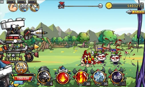 Screenshots of the Cartoon defense 4 for Android tablet, phone.