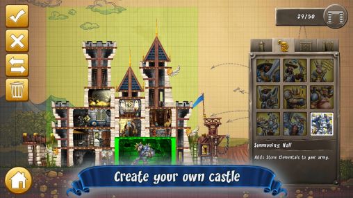 Screenshots of the Castle storm: Free to siege for Android tablet, phone.