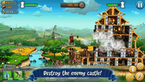 Screenshots of the Castle storm: Free to siege for Android tablet, phone.