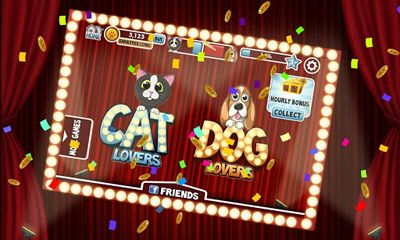 Screenshots of the Cats vs Dogs Slots for Android tablet, phone.