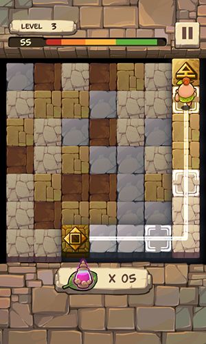 Screenshots of the Caveboy escape for Android tablet, phone.