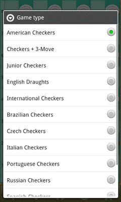 Screenshots of the Checkers Pro V for Android tablet, phone.