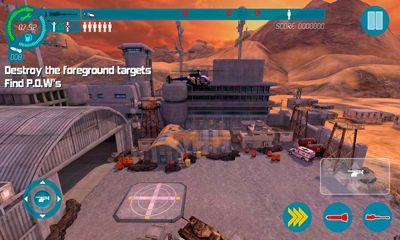 Screenshots of the Choplifter HD for Android tablet, phone.