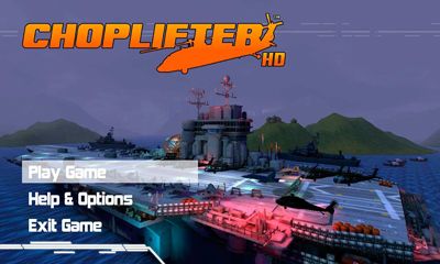 Screenshots of the Choplifter HD for Android tablet, phone.
