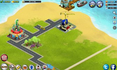 Screenshots of the City Island for Android tablet, phone.