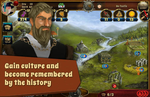 Screenshots of the Civilization: Race of nations for Android tablet, phone.