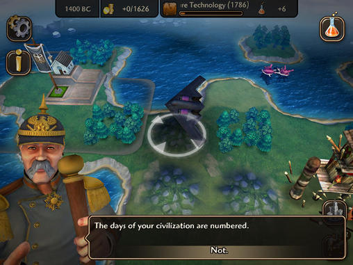 Screenshots of the Civilization: Revolution 2 for Android tablet, phone.