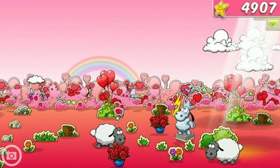 Screenshots of the Clouds & Sheep for Android tablet, phone.