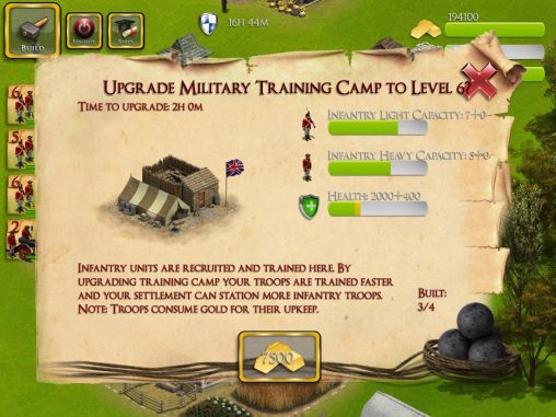 Screenshots of the Colonies vs empire for Android tablet, phone.