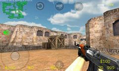 Screenshots of the Counter Strike 1.6 for Android tablet, phone.
