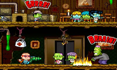 Screenshots of the Crazy Bill Zombie Stars Hotel for Android tablet, phone.
