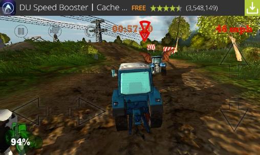 Screenshots of the Crazy farm: Racing heroes 3D for Android tablet, phone.