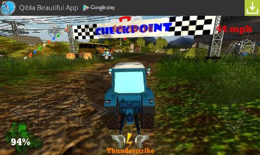 Screenshots of the Crazy farm: Racing heroes 3D for Android tablet, phone.