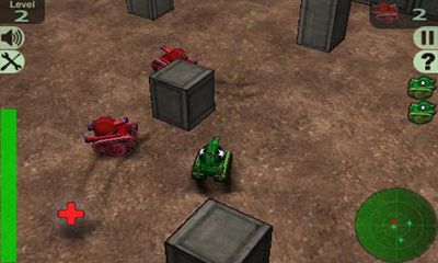 Screenshots of the Crazy Tanks for Android tablet, phone.